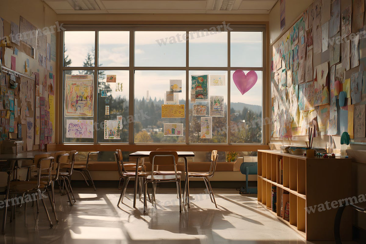 Elementary School Classroom Backdrop Images