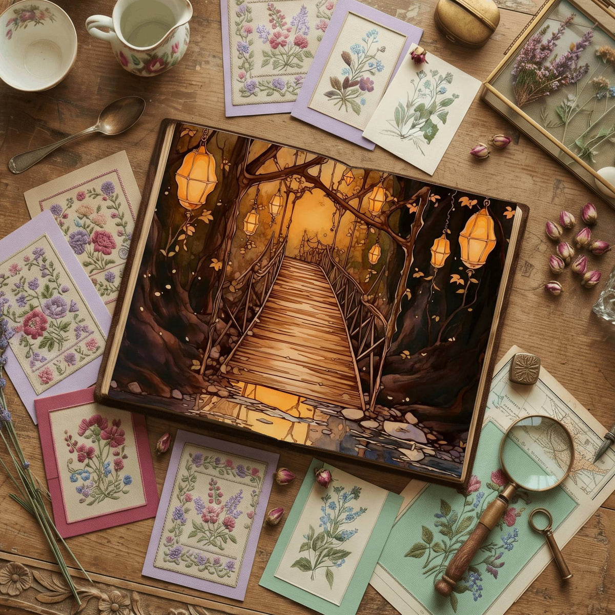 Fairy Bridge Digital Papers