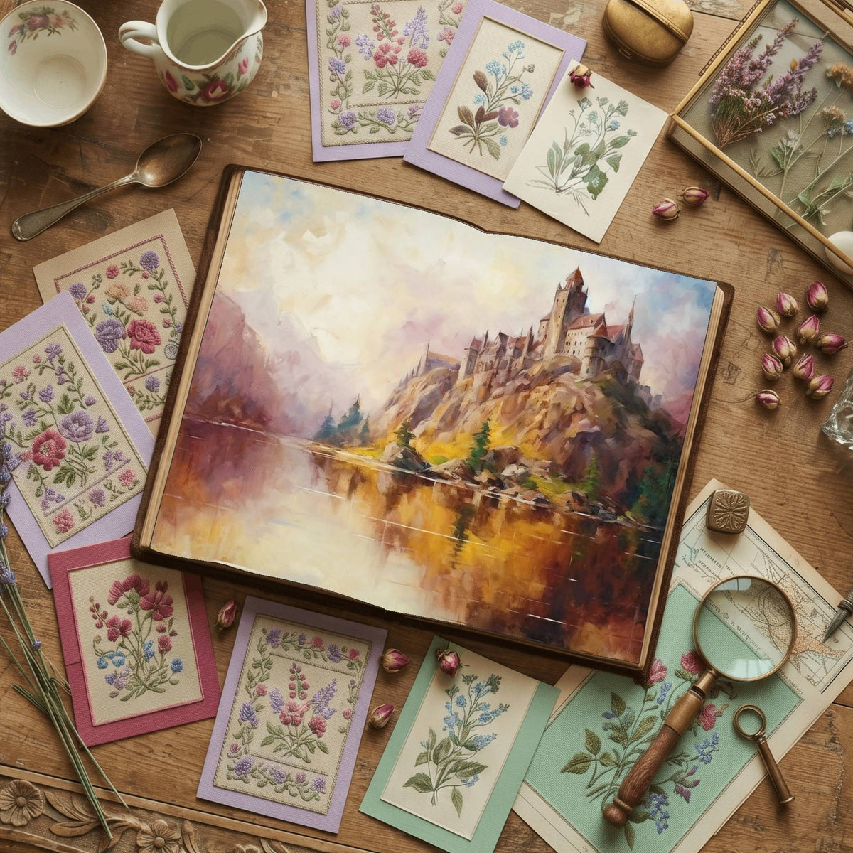 Fairy Castles Digital Papers