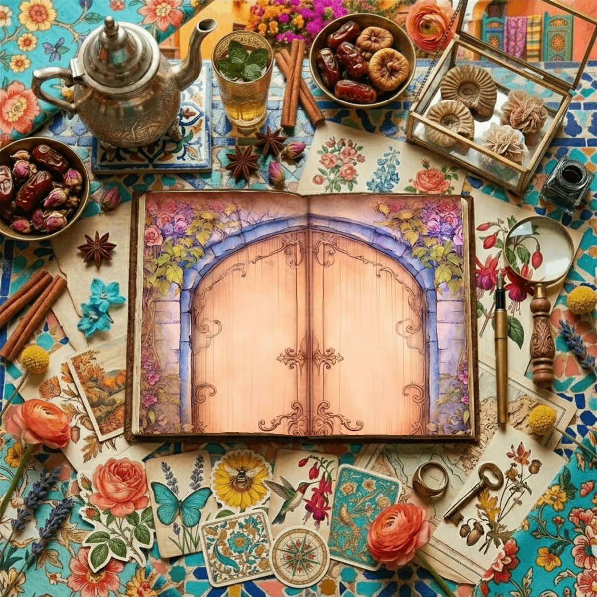 Fairy Doors Digital Papers