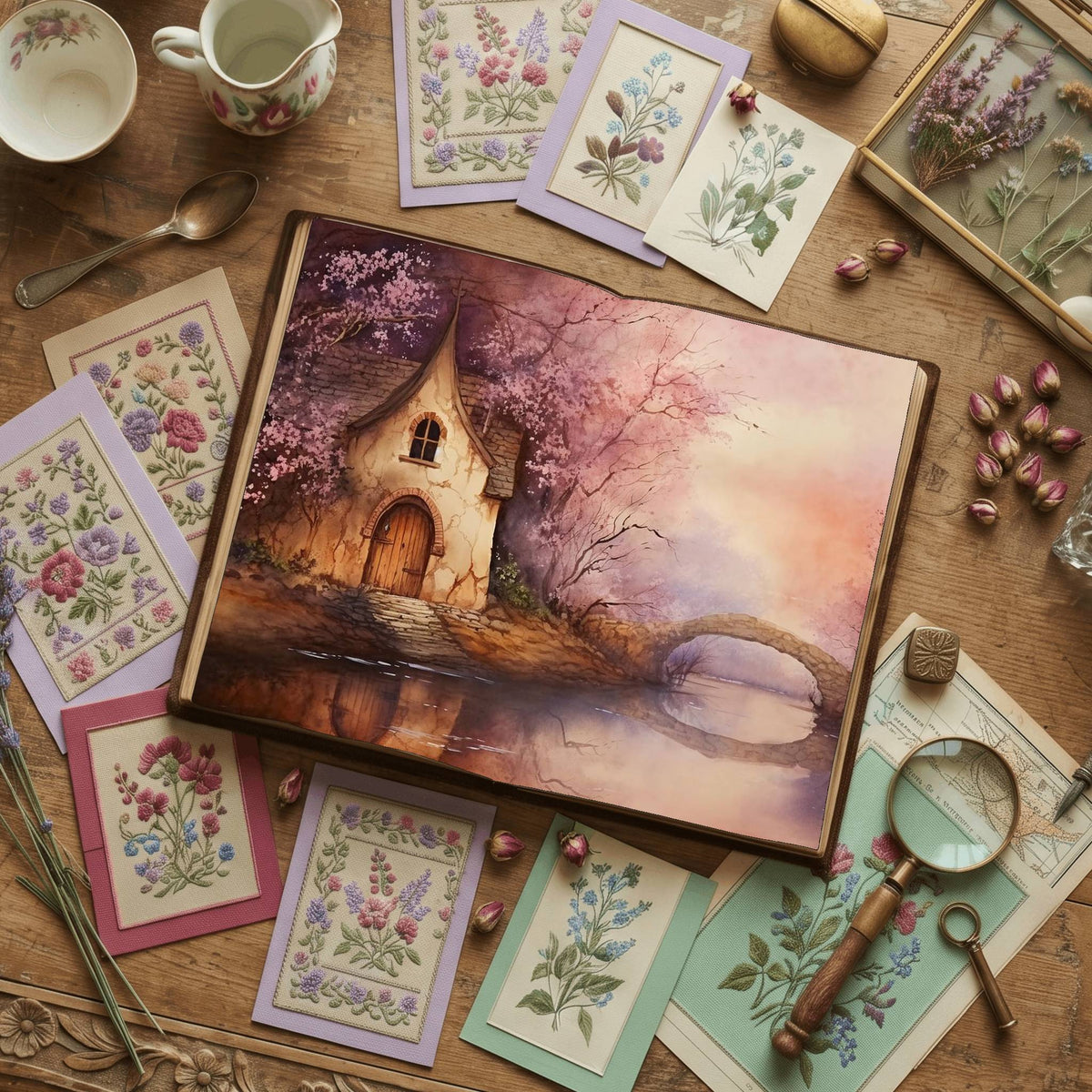 Fairy House Digital Papers