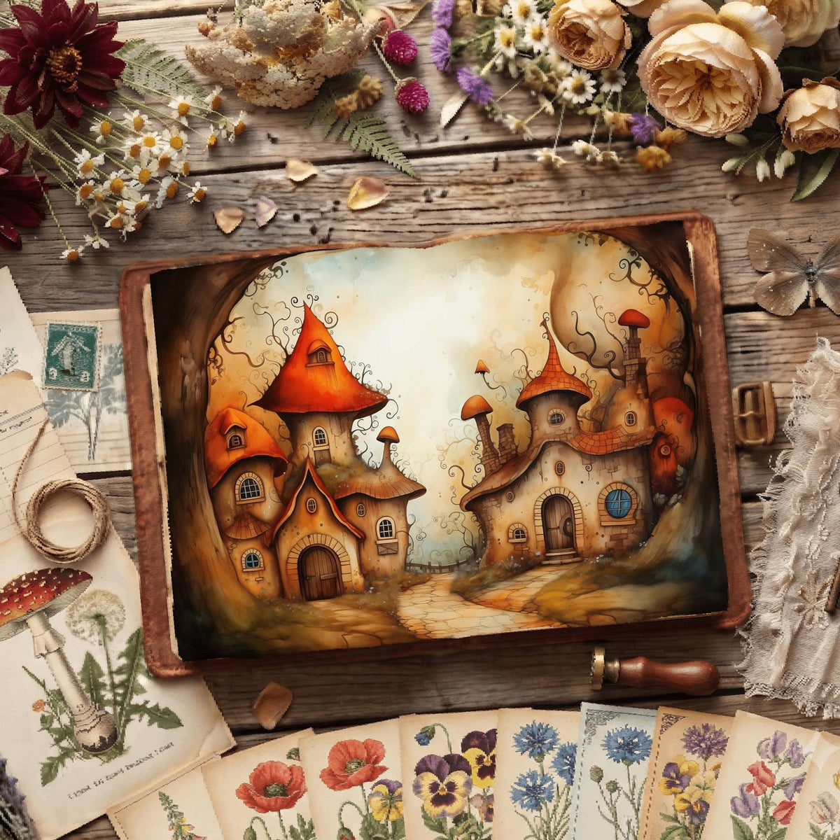Fairytale Village Digital Papers