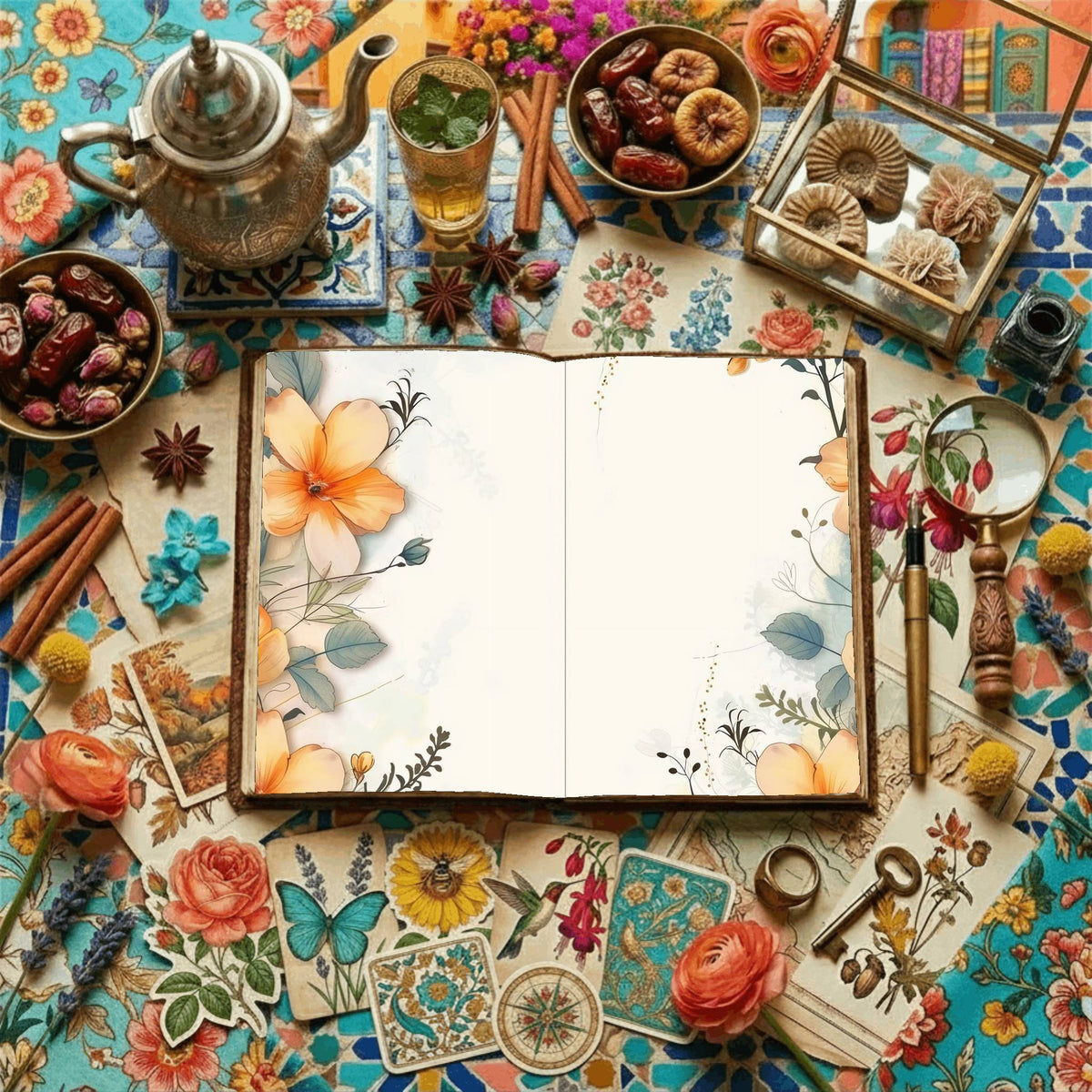 Floral Digital Papers