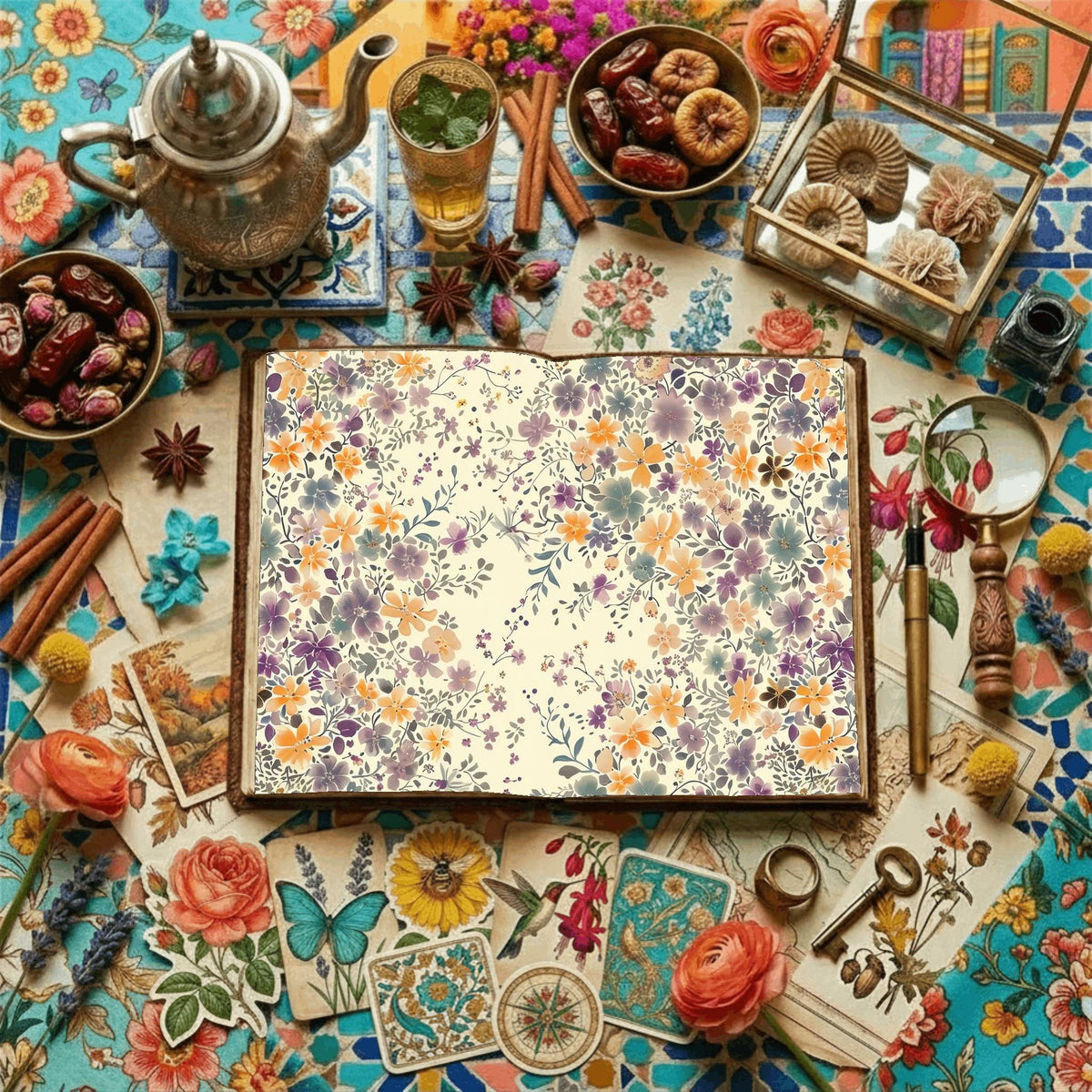 Floral Digital Papers