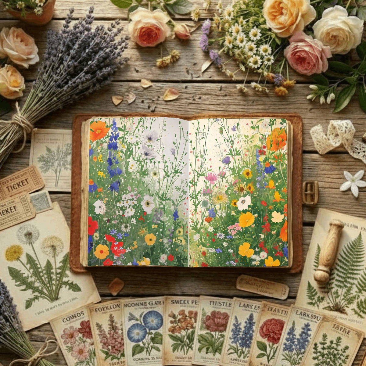 Floral Digital Papers
