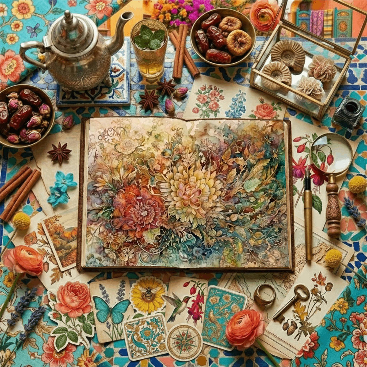 Floral Digital Papers