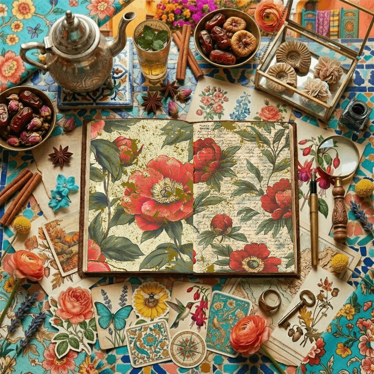 Floral Digital Papers