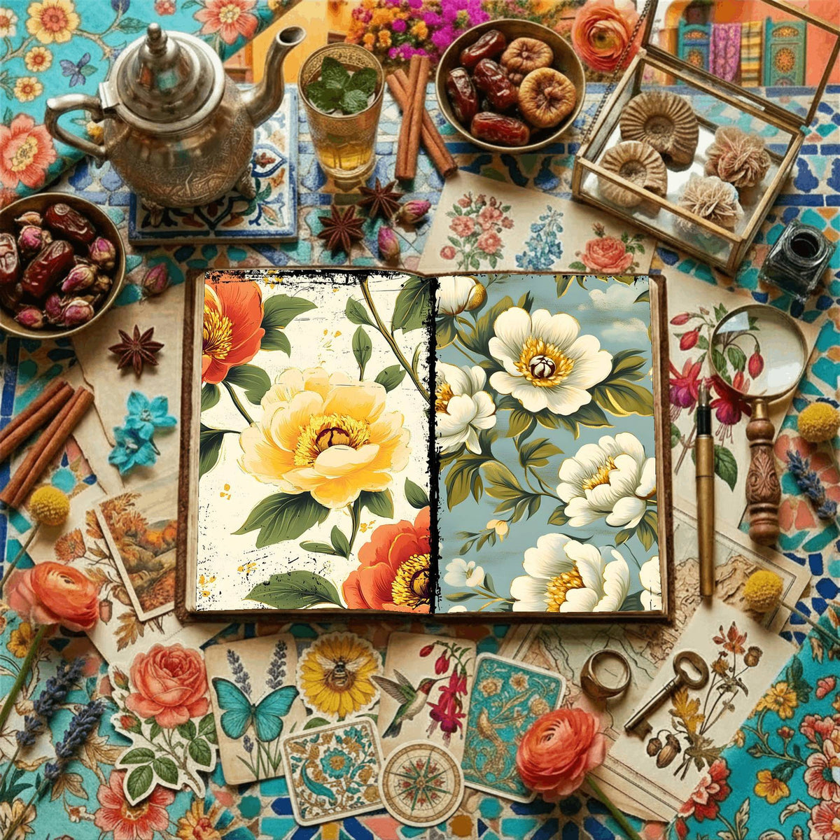 Floral Digital Papers