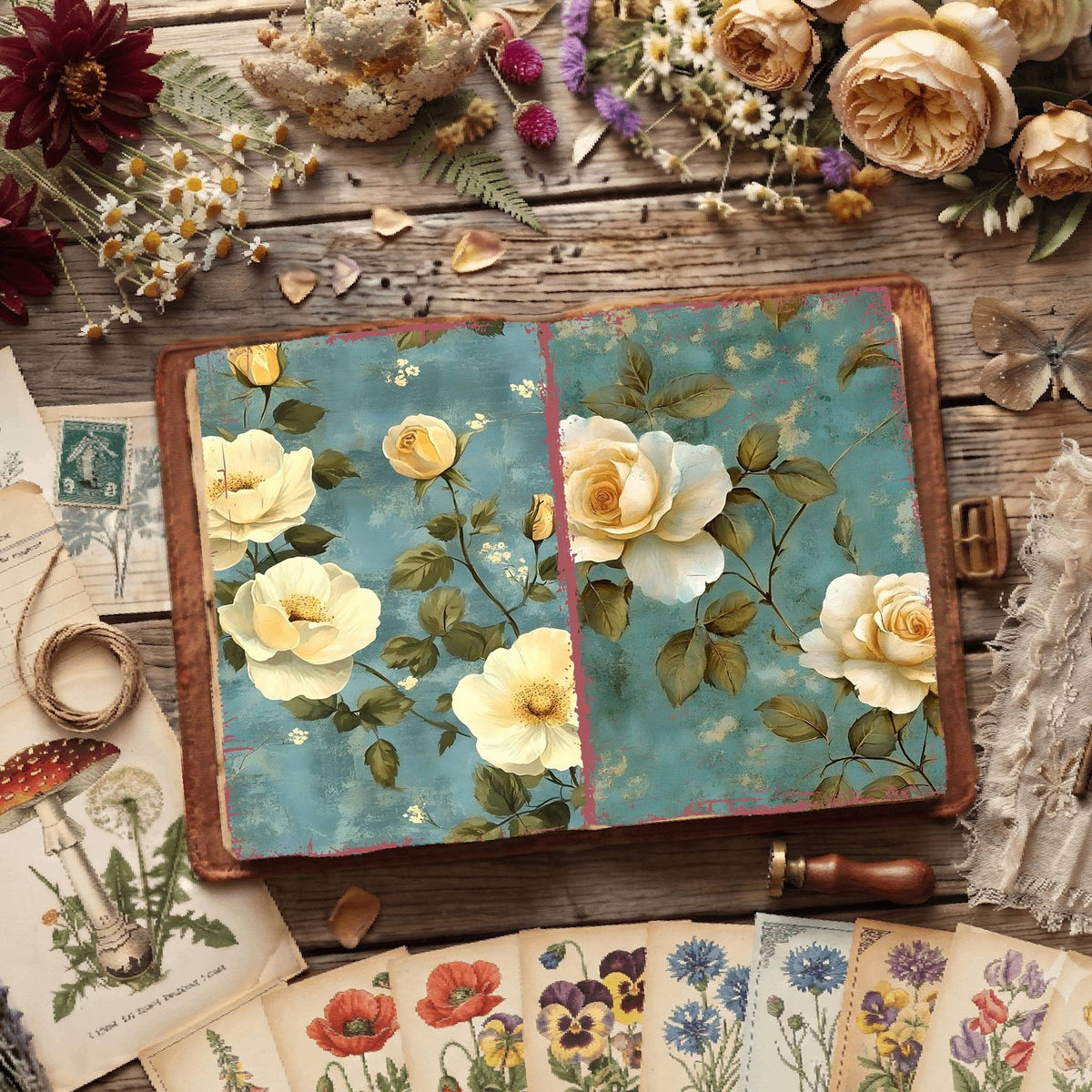 Floral Digital Papers
