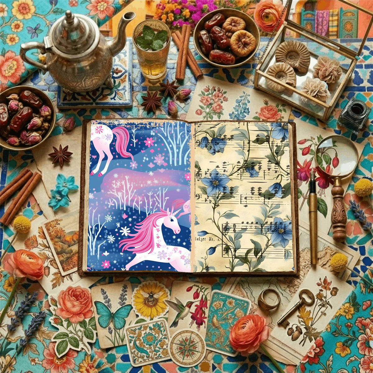 Floral Digital Papers
