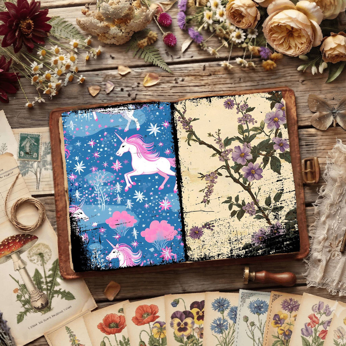Floral Digital Papers