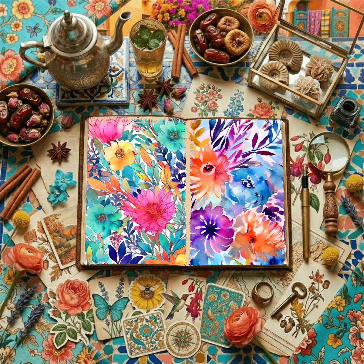 Floral Digital Papers
