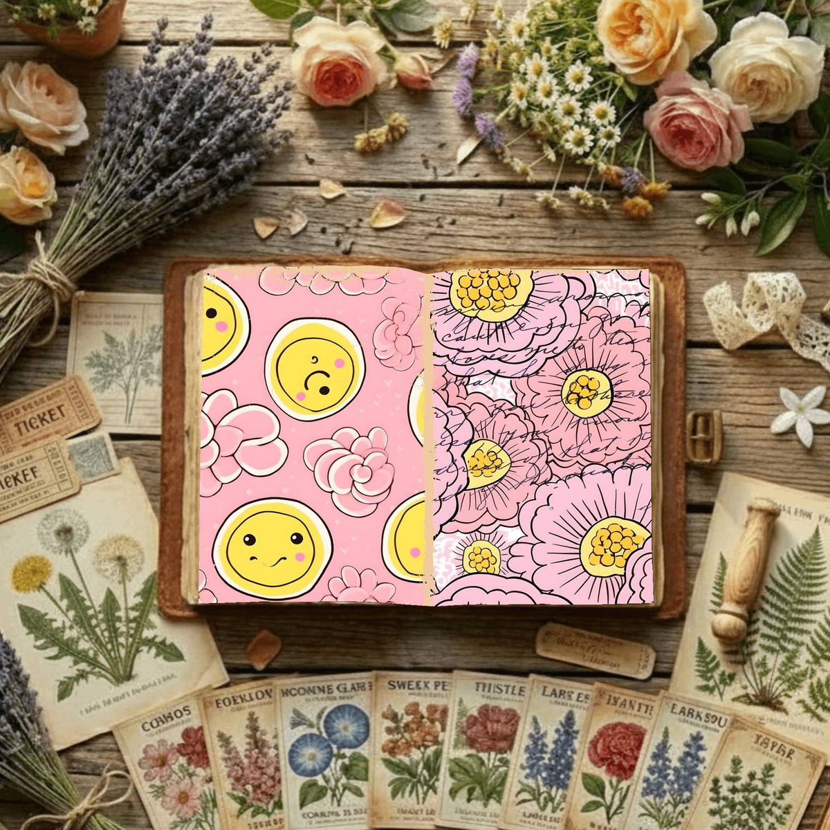 Floral Digital Papers