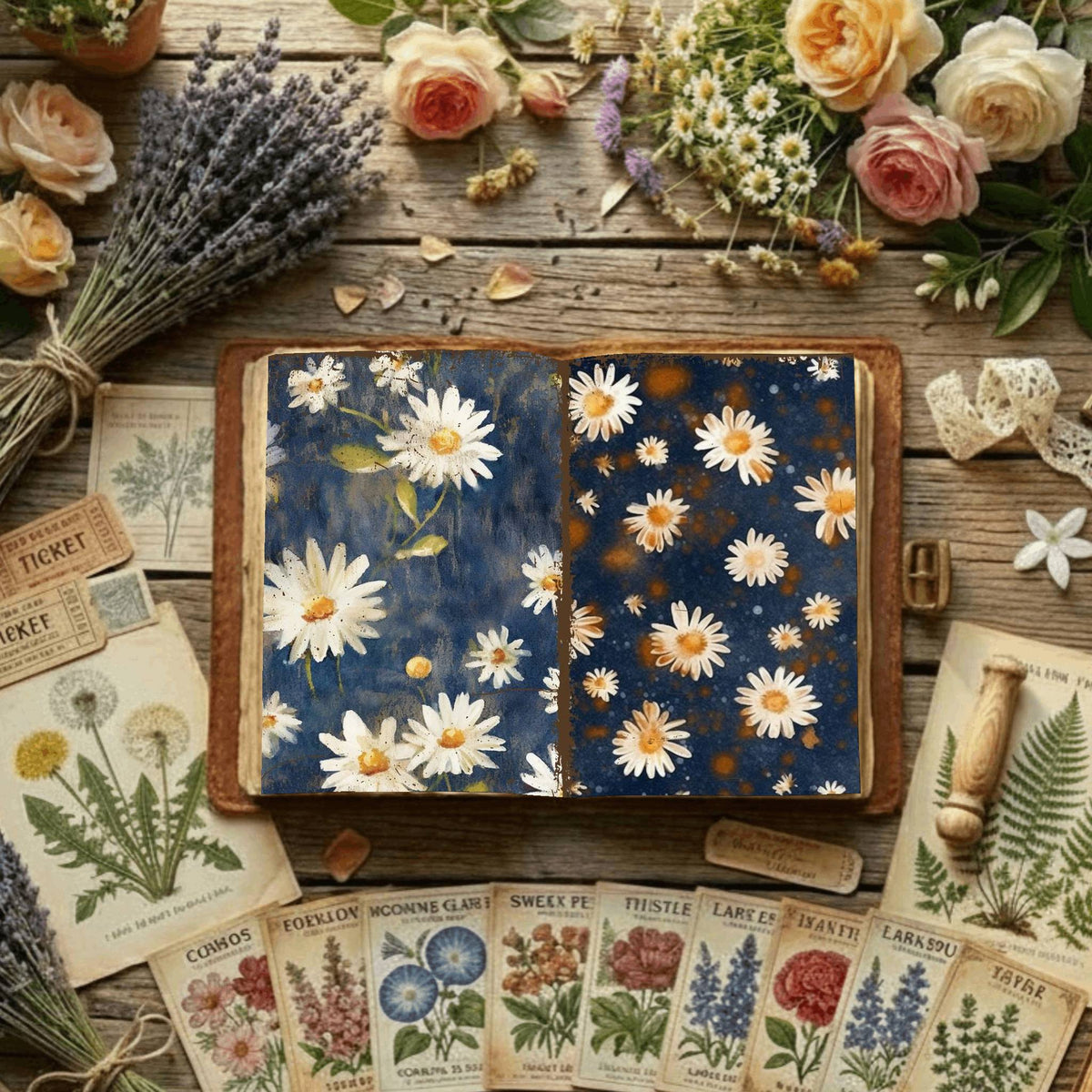 Floral Digital Papers