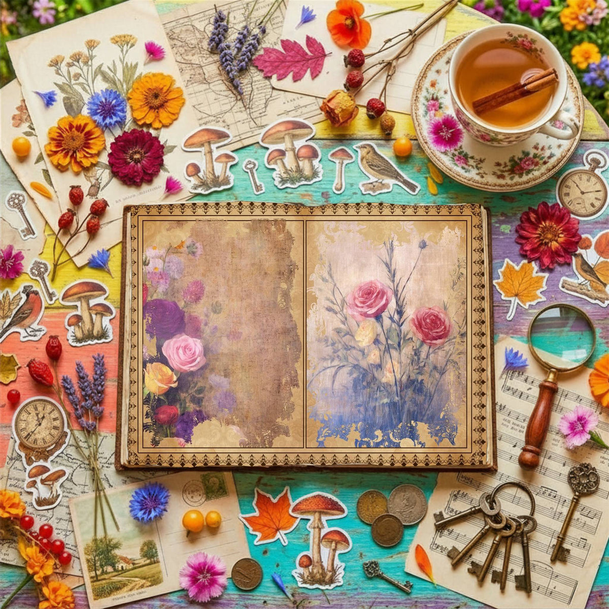 Flower Digital Papers