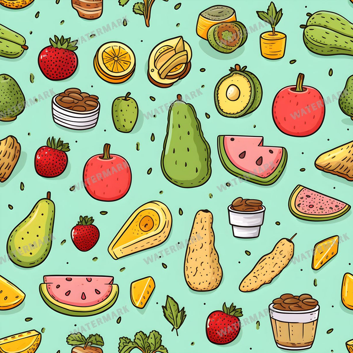 Food Seamless Pattern