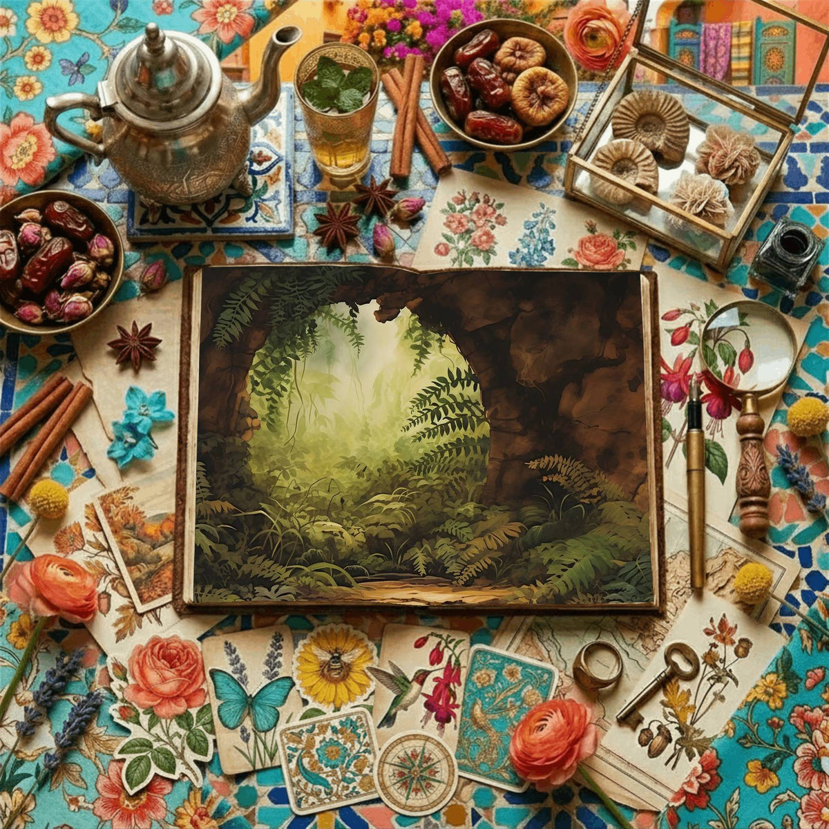 Forest Cave Digital Papers