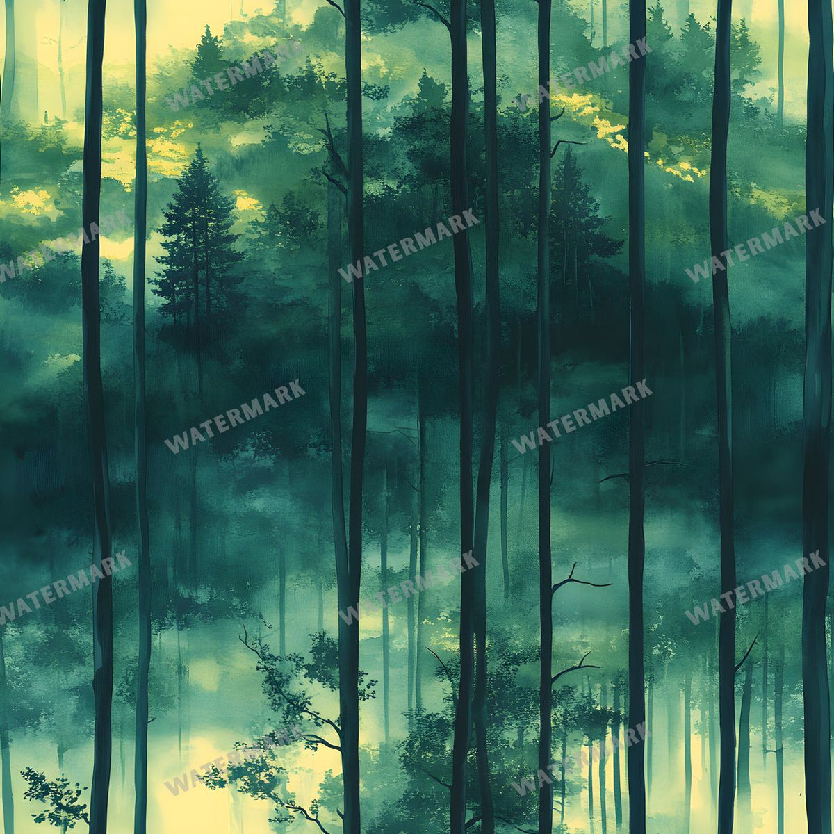 Forest Seamless Pattern