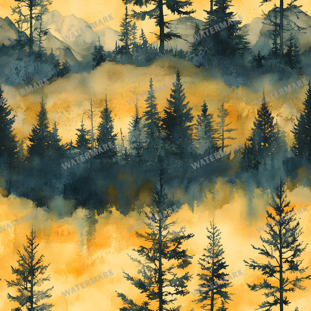 Forest Seamless Pattern