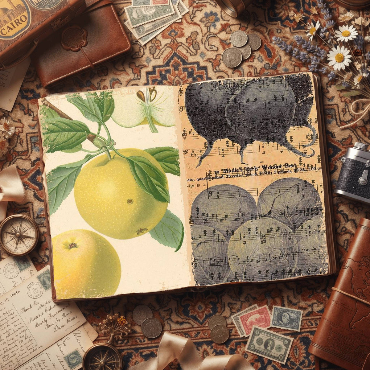 Fruit & Vegetables Digital Papers