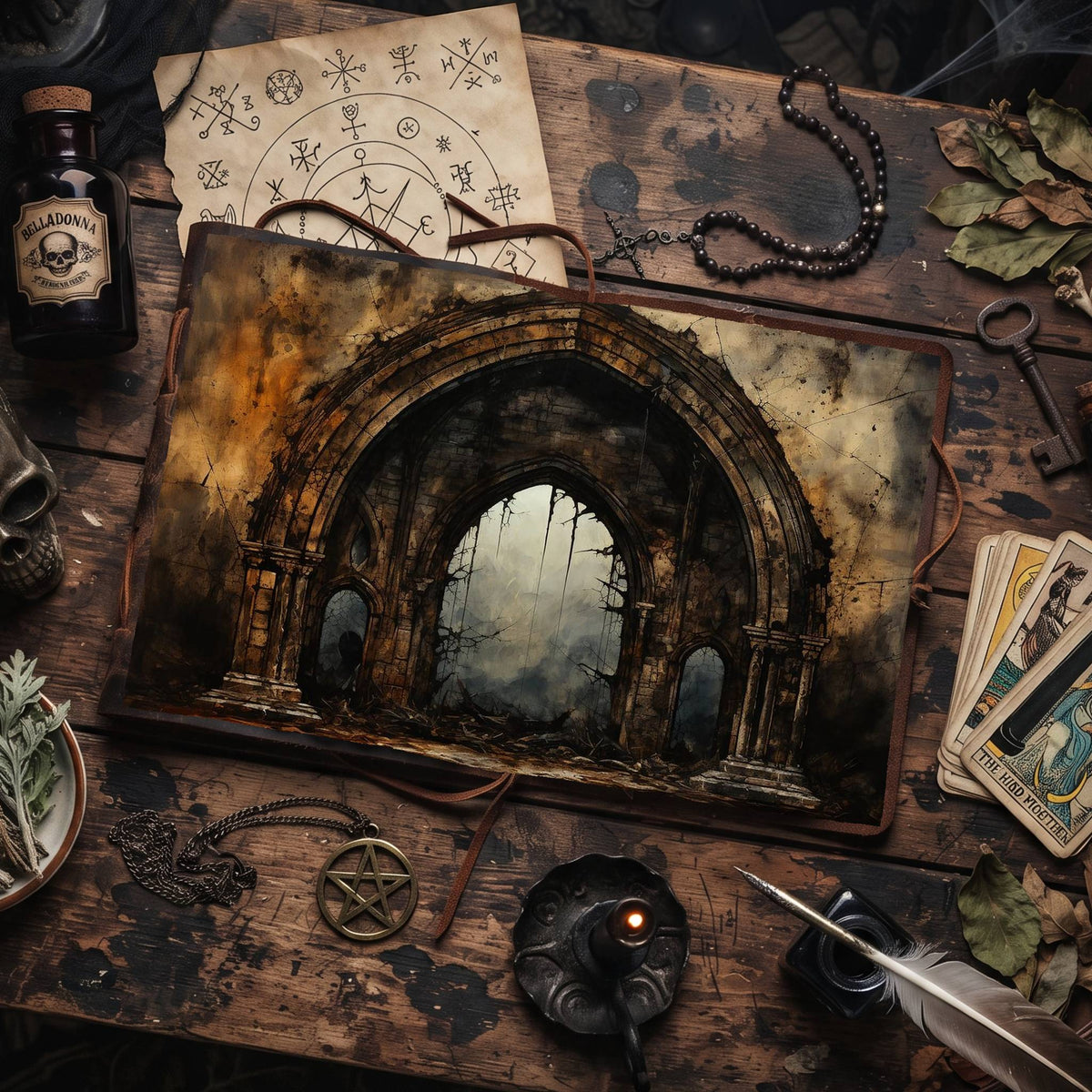 Gothic Arch Digital Papers