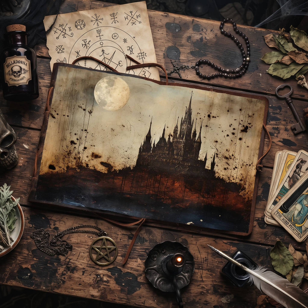 Gothic Castle Digital Papers