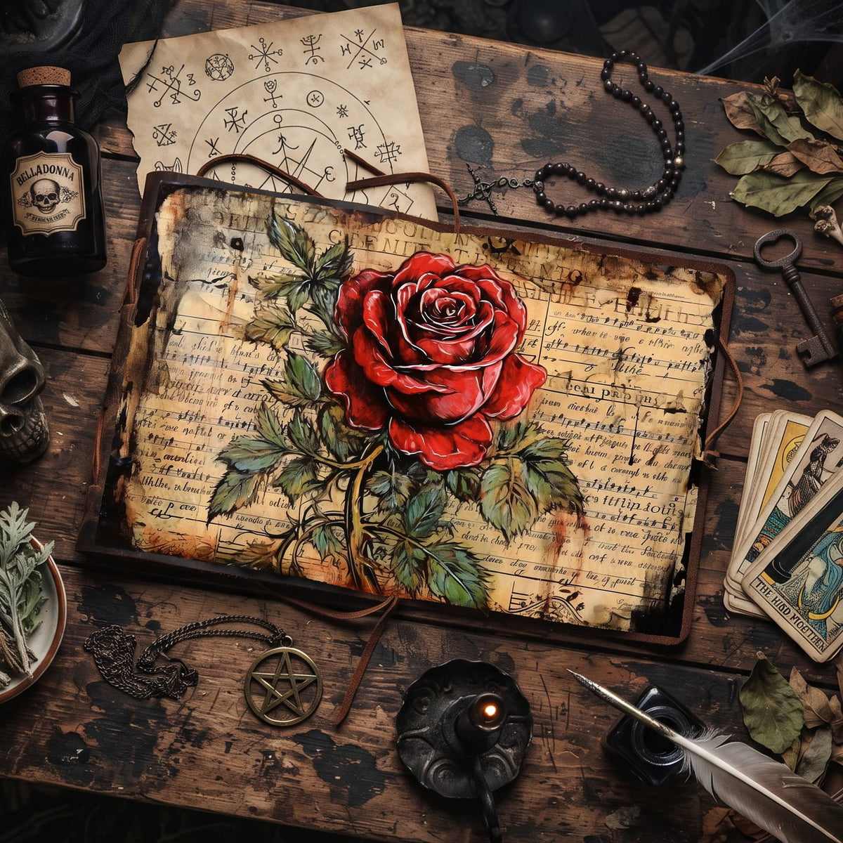 Gothic Rose Digital Papers