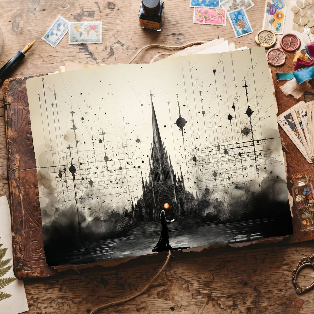 Gothic Digital Papers