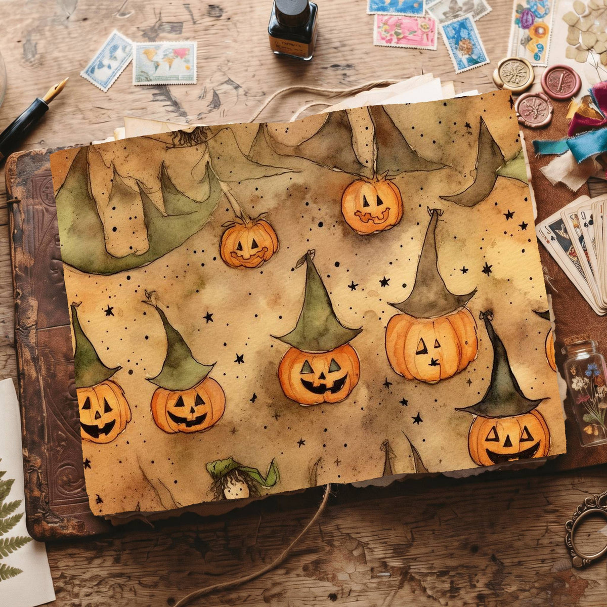 Halloween Digital Papers