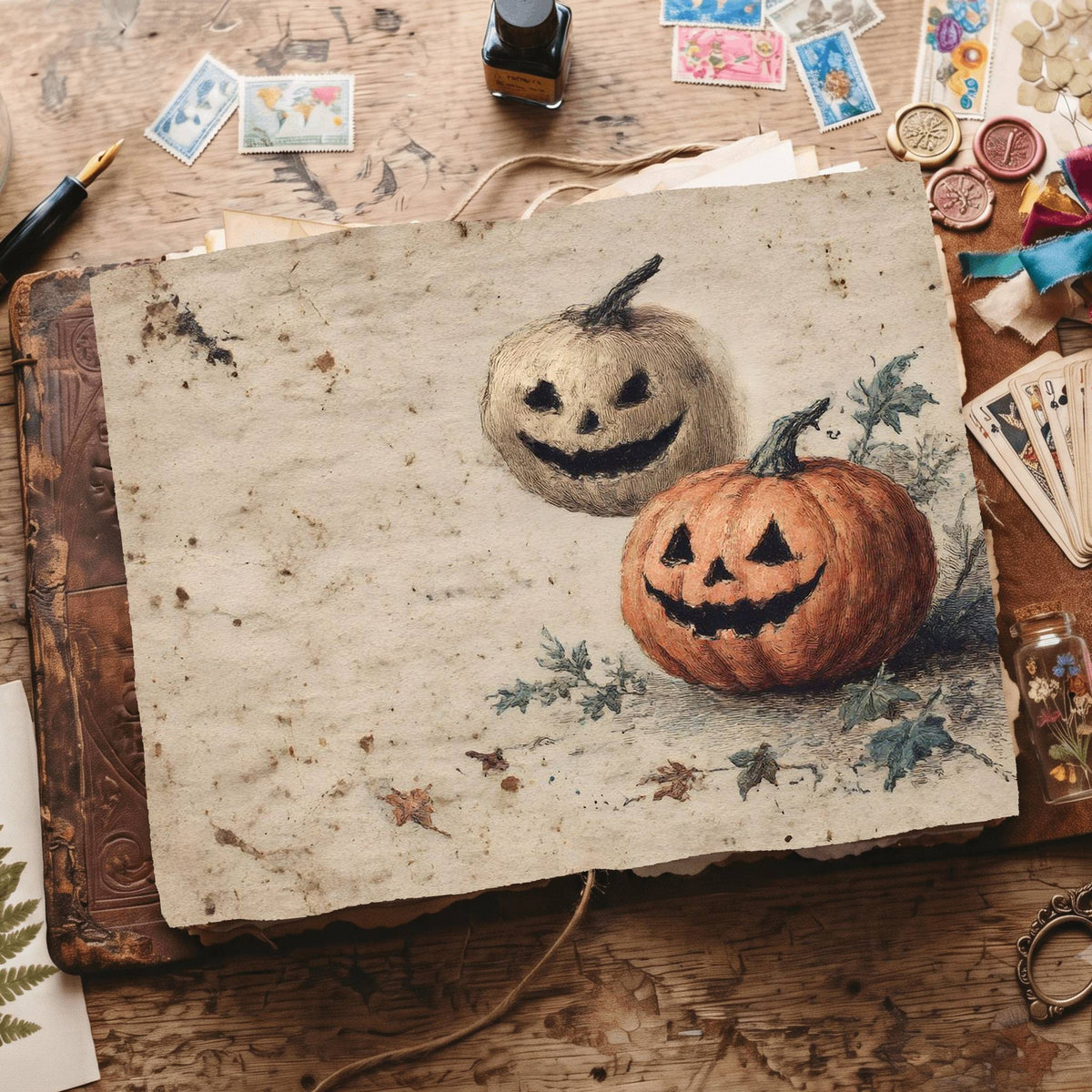 Halloween Digital Papers
