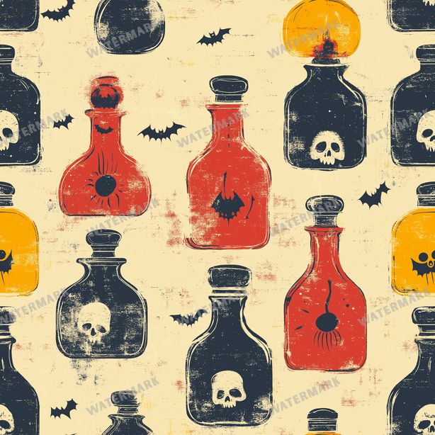 Halloween Seamless Pattern