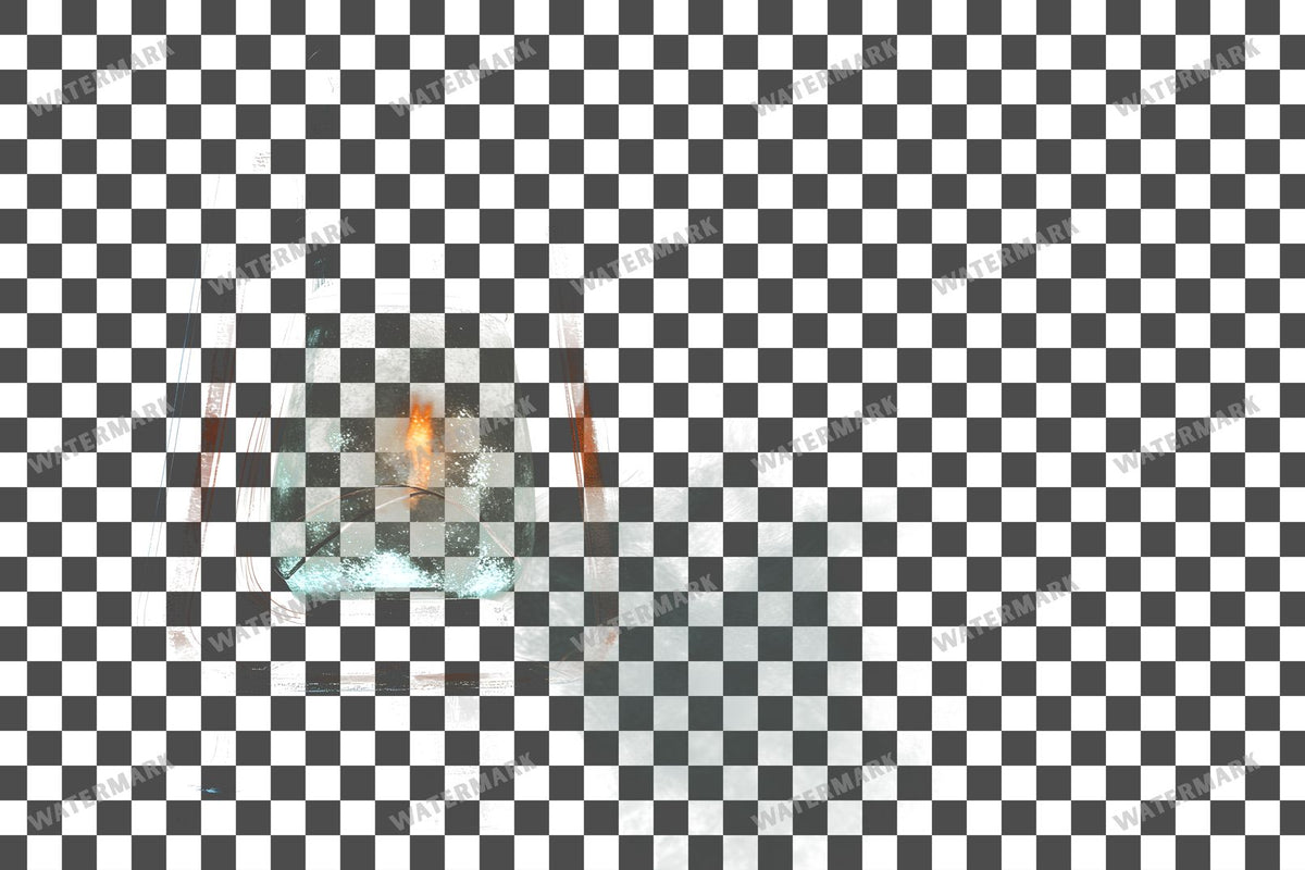 Haunted Lantern Transparent Overlay Pngs
