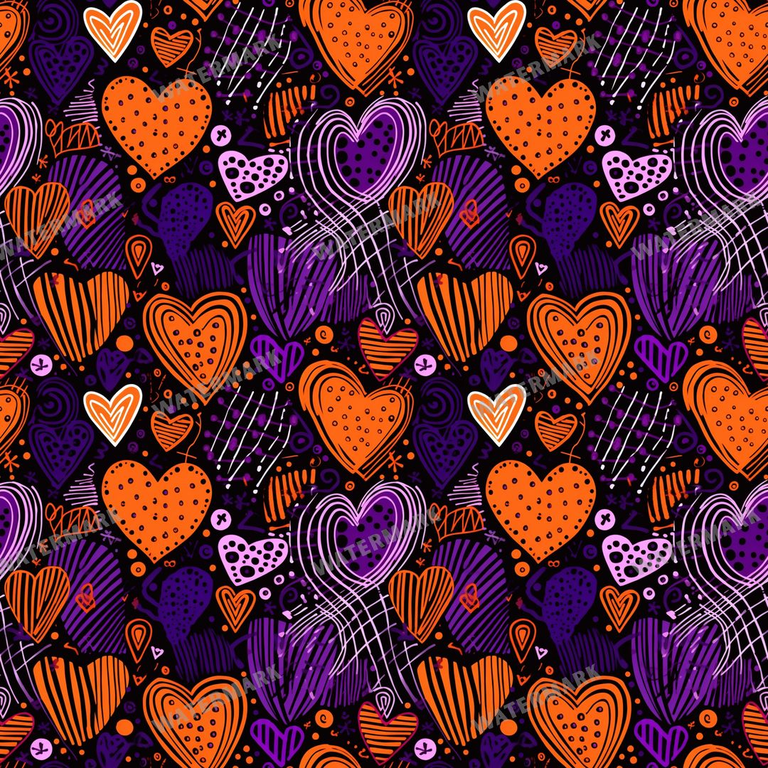 Hearts Seamless Pattern