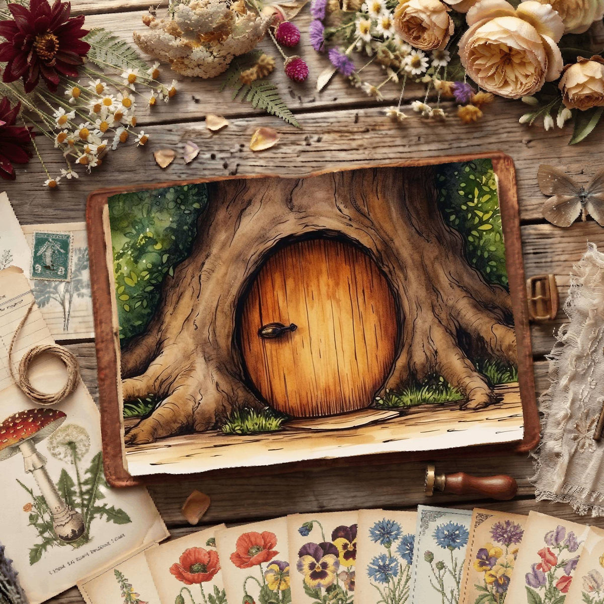 Hobbit Door Digital Papers