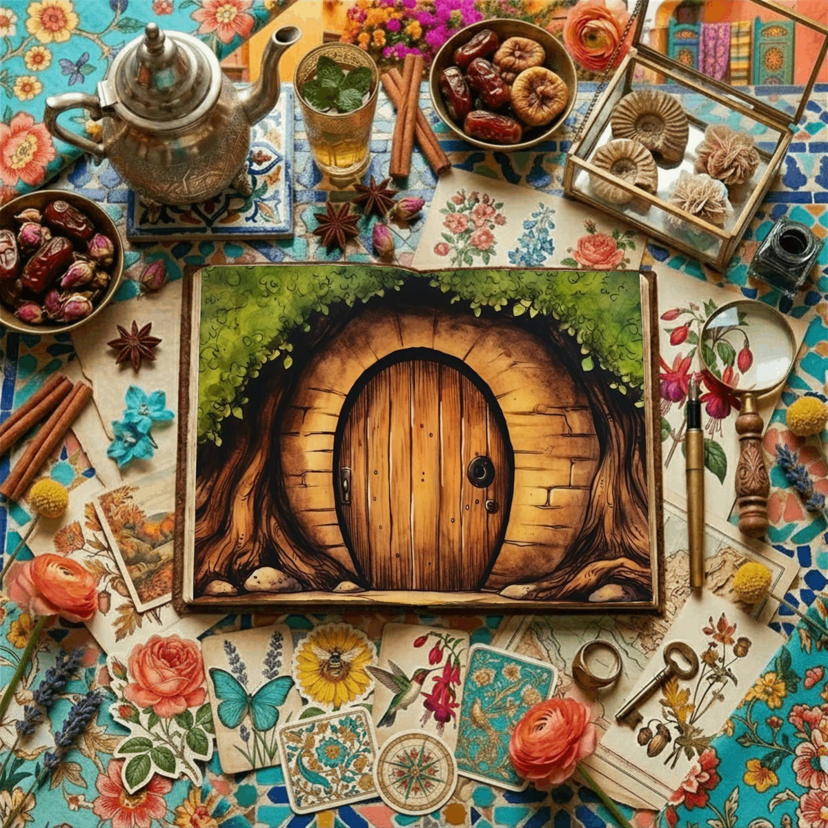 Hobbit Door Digital Papers
