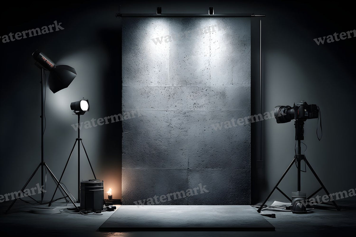 Industrial Wall Texture digital photo backdrop for photo editing, preview 6