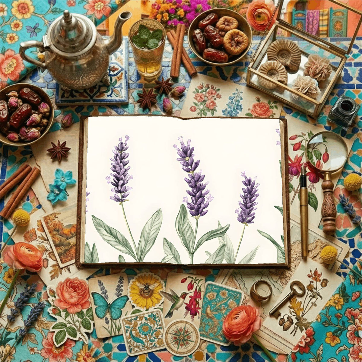 Lavender Digital Papers