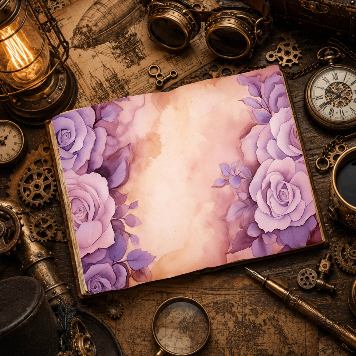 Lavenderroses Digital Papers