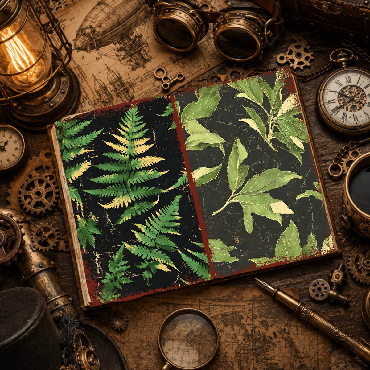 Leafy Digital Papers