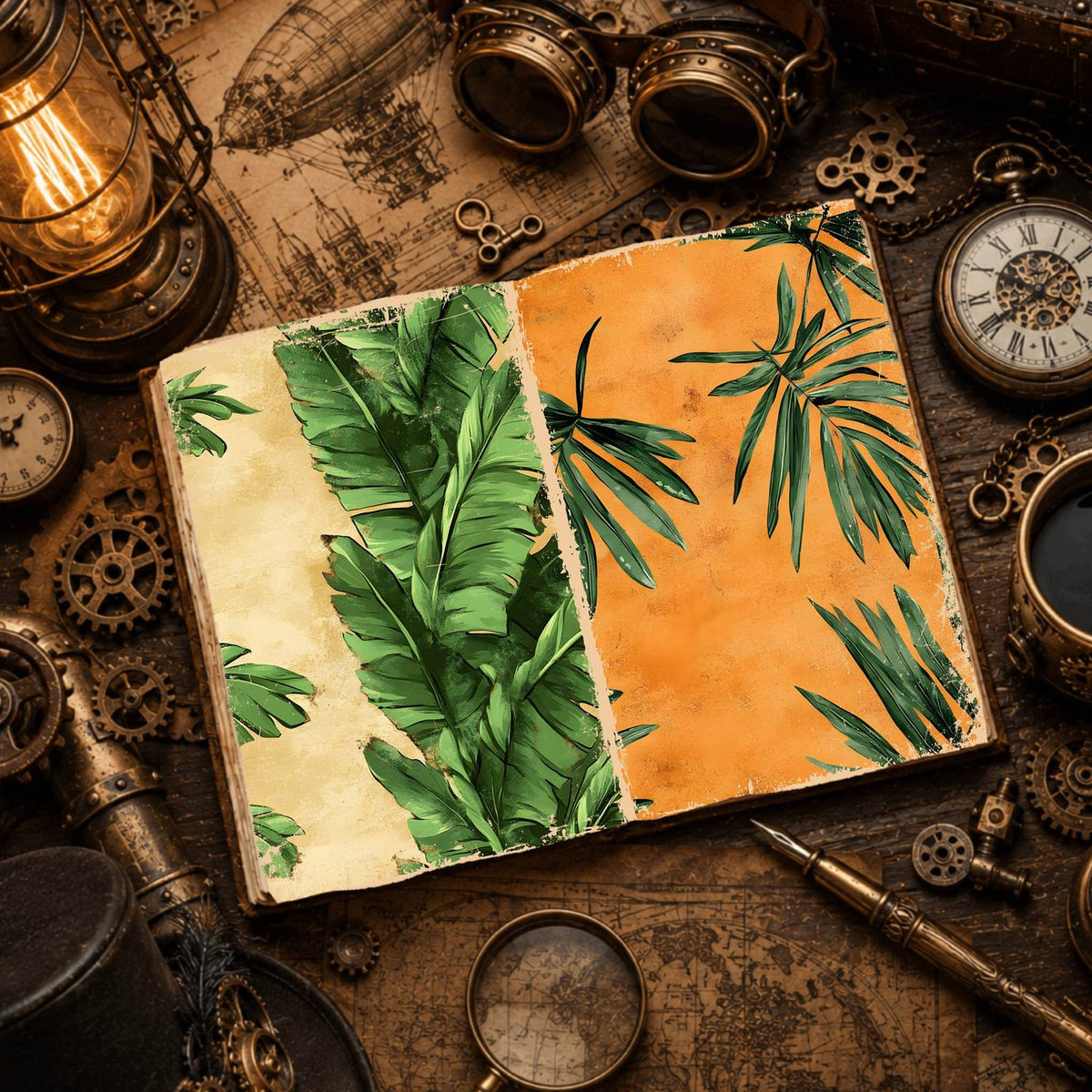Leaves Digital Papers