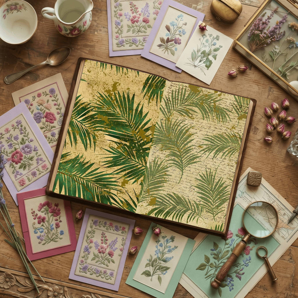 Leaves Digital Papers