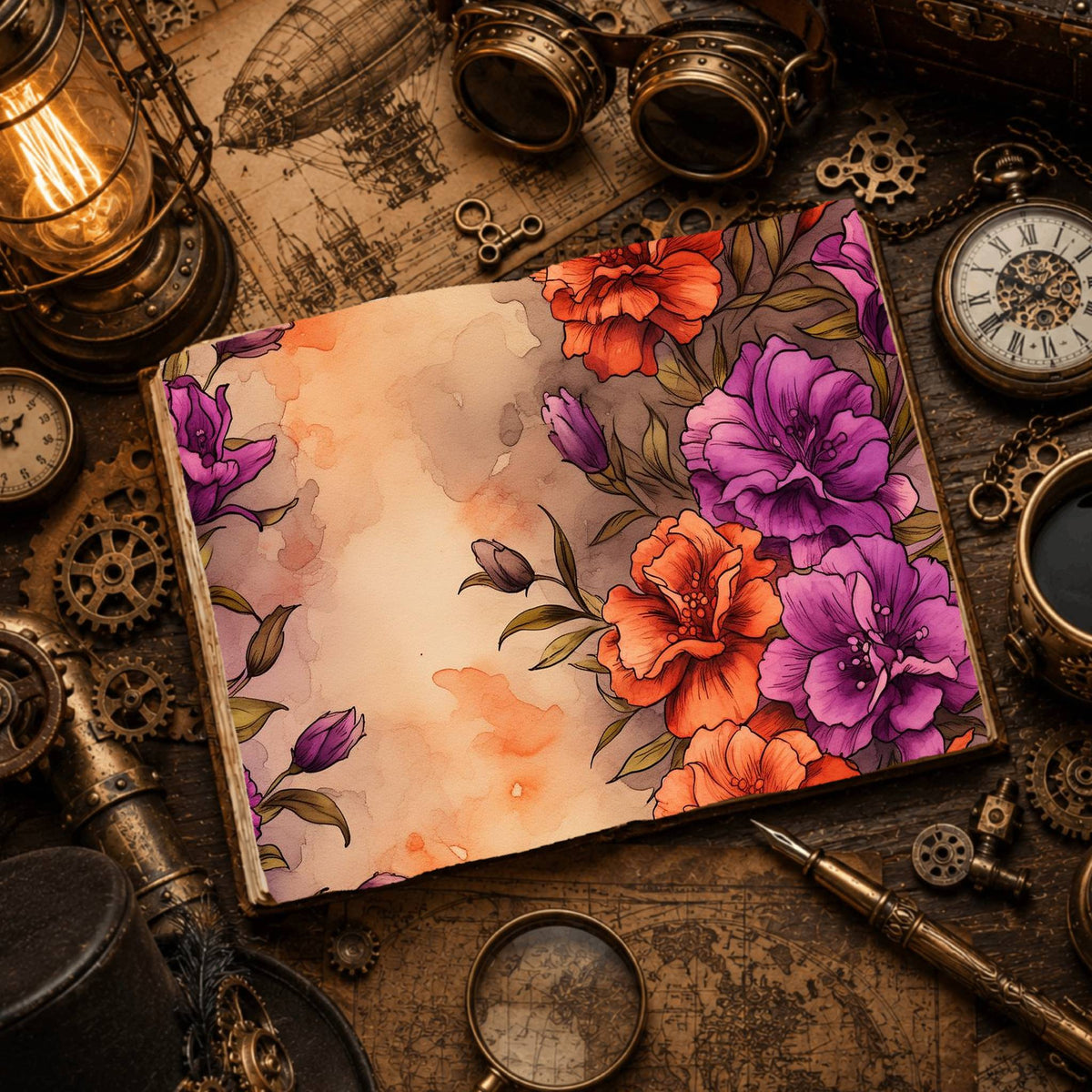 Lilies Digital Papers