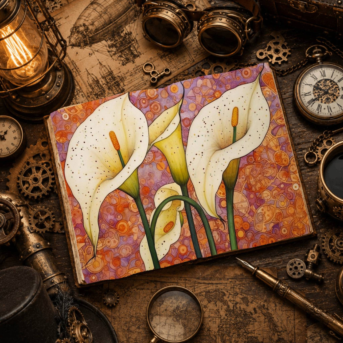 Lilies Digital Papers