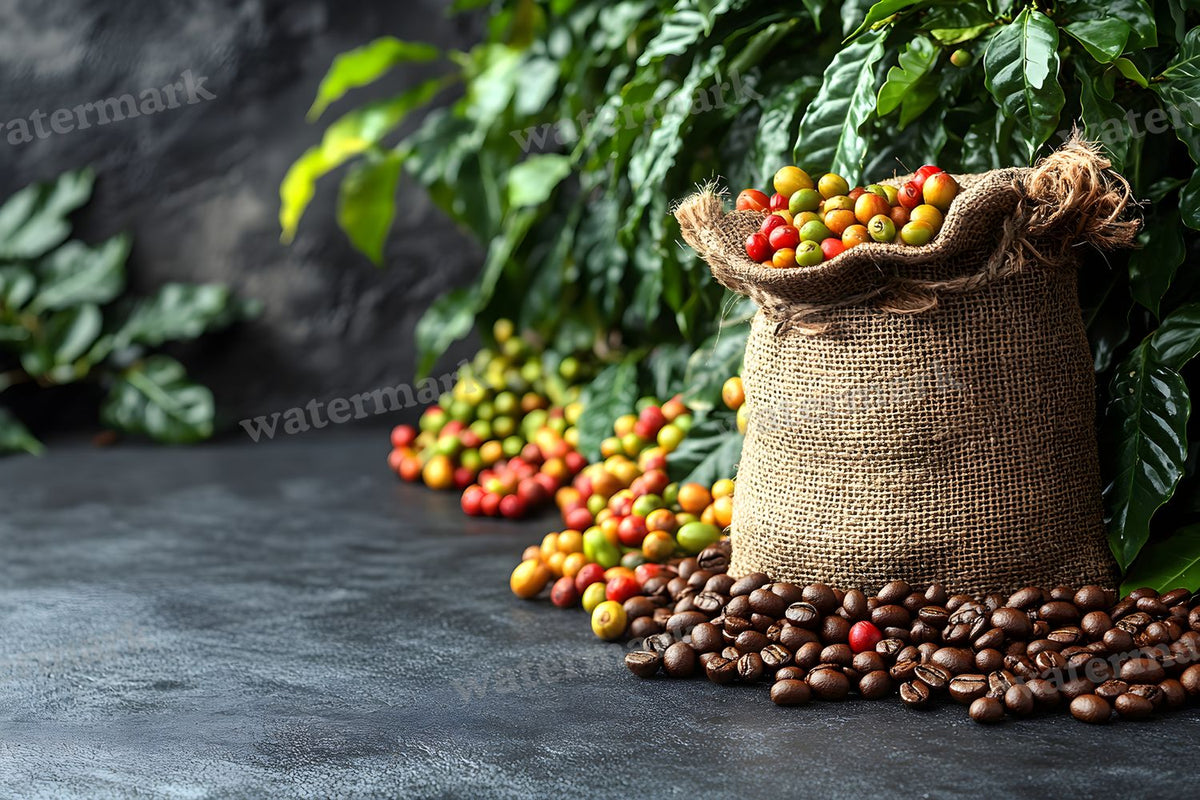 Magical Coffee digital photo backdrop for photo editing, preview 6