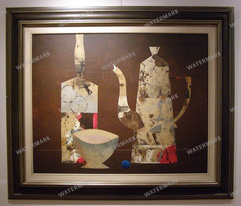 Martin Benka Beside Woodcutters 1940S Vintage Paintings