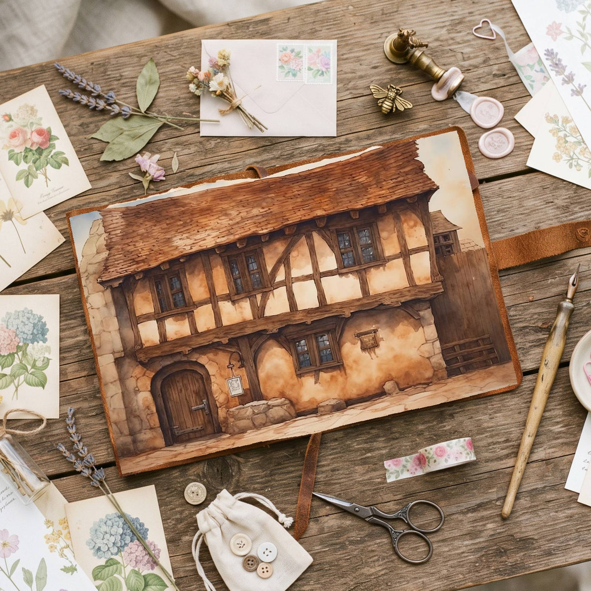 Medieval House Digital Papers