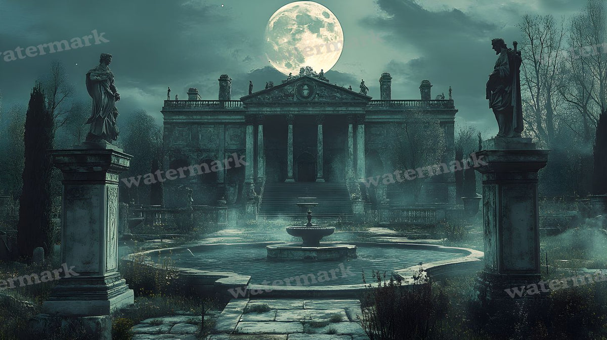 Moonlit Palace Backdrop Images