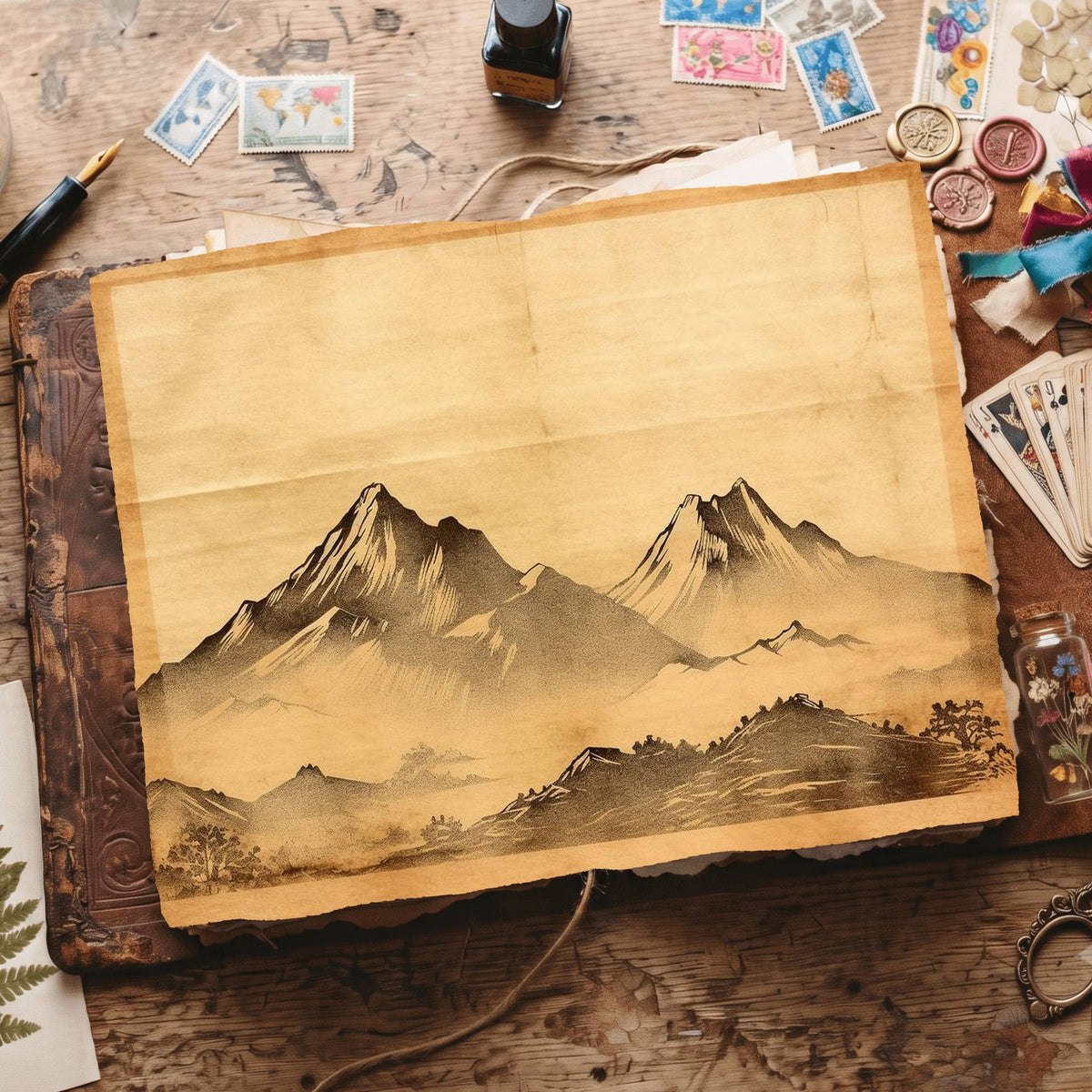 Mountains Digital Papers