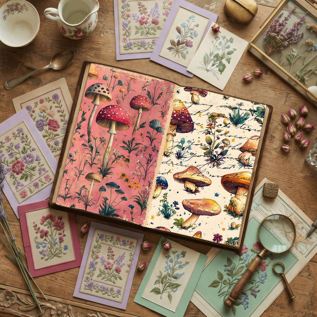 Mushroom Digital Papers