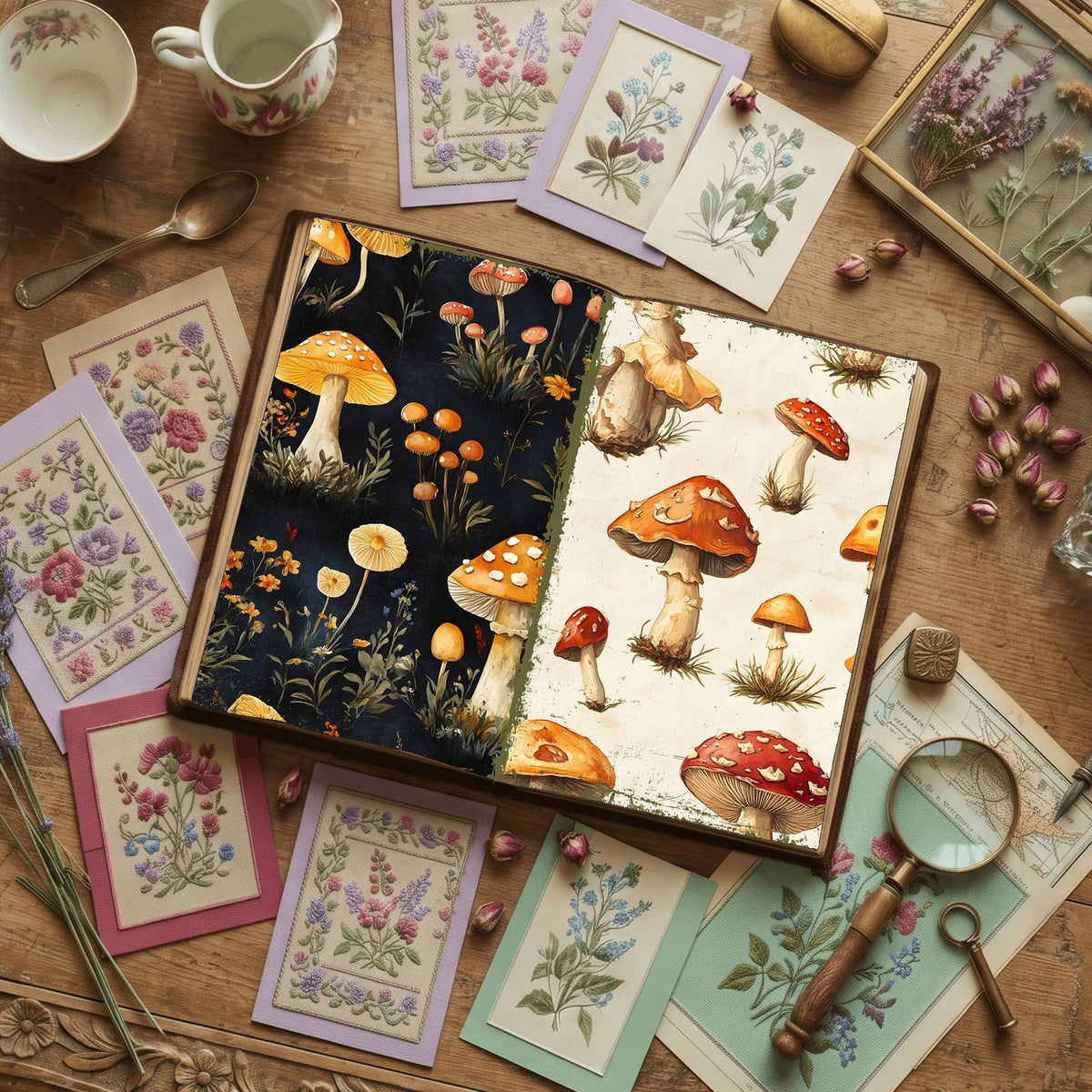 Mushroom Digital Papers